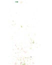 Explosion Metallic Gold Green Glitter Sparkle Bokeh Isolated White Background Decoration. Golden Glitter Powder Spark Blink