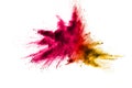 Explosion of multi colored powder Royalty Free Stock Photo