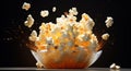 Explosion of Popping Popcorn