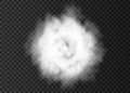 Explosion  smoke spiral  track isolated on transparent background Royalty Free Stock Photo