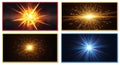 Explosion Spark Starburst Effects Thumbnails Action Digital Illustration Royalty Free Stock Photo