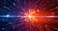Explosion Spark Starburst Effects for Thumbnails Enhanced Digital Artwork Royalty Free Stock Photo