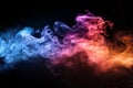 Explosion vibrant Colorful effect of smoke, energy motion, Generative AI