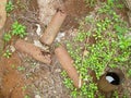 Explosive artillery shell casings Khe Sanh - Vietnam