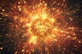 Explosive Energy Burst in Space