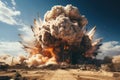 Explosive Energy Controlled explosion - stock photo concepts