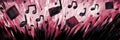 Explosive Musical Notes On Bold Crimson Backdrop