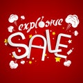 Explosive Sale Royalty Free Stock Photo