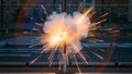Explosive Sparkler Display Royalty Free Stock Photo