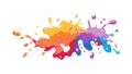 Explosive Vibrant Paint Splash, vector design Generative AI Royalty Free Stock Photo