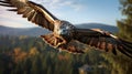 Explosive Wildlife: Unreal Engine 5\'s Photorealistic Eagle Soars Over Forests