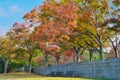 Expo`70 commemorative park in autumn.