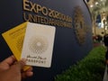 EXPO 2020 Dubai Yellow and White Passport