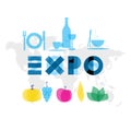 Expo 2015 event illustration