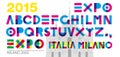Expo 2015 font