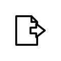 Export File Icon