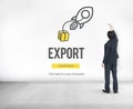 Export Logistic Cargo Frieght Manufacturing Concept Royalty Free Stock Photo