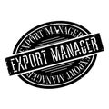 Export Manager rubber stamp