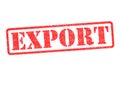EXPORT Rubber Stamp Royalty Free Stock Photo