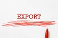 Export word on paper