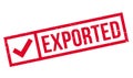 Exported rubber stamp