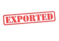 EXPORTED Rubber Stamp Royalty Free Stock Photo