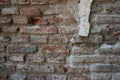 Exposed Brick Wall Texture Background Royalty Free Stock Photo