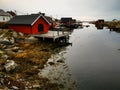 Norwegian coast and its traditional rural architecture