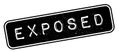 Exposed rubber stamp Royalty Free Stock Photo