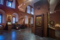 Museum hall in Ipatiev Monastery, Kostroma town, Russia