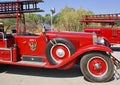 Historical fire brigade car in Albufeira, Algarve - Portugal