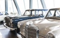 At the exposition in Mercedes museum Royalty Free Stock Photo