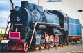 Exposition of an old train Royalty Free Stock Photo