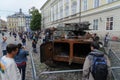 Exposition of Russian military equipment, which was destroyed in battles with the Ukrainian army