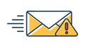 Express Delivery Email Notification Icon Vector, vector design Generative AI Royalty Free Stock Photo
