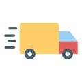 Express delivery, express shipping, truck, transport fully editable vector icon