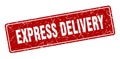 express delivery sign. express delivery grunge stamp. Royalty Free Stock Photo