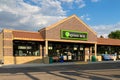 Express Lane Gas Station and Convenience Store Exterior and Trademark Logo