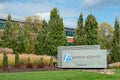 Express Scripts Corporate Headquarters Exterior and Trademark Logo