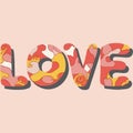 Express Your Affection with Unique LOVE Typography Vector: Stylish Art for Modern Spaces, Perfect Gift Ideas, Home Decor Delight!