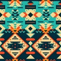 Express your creativity with seamless aztec patterns Royalty Free Stock Photo