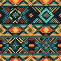 Express your creativity with seamless aztec patterns Royalty Free Stock Photo