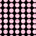 Expression of emotions. Emoji pattern.