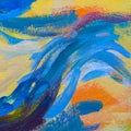 Expressionism Abstract Background Multicolored Design