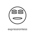 Expressionless emoji icon from Emoji collection.