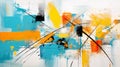 Expressive abstract backdrop, modern artistic fusion