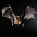 Expressive Bat Flying In Geometric Animal Figure - Studio Shot