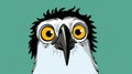 Expressive Cartoon Bird: Bold Vector Art By Allie Brosh