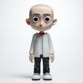 Expressive Cypherpunk Toy Model Man In Slacks - Kidcore Vinyl Figure