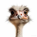 Expressive Ostrich Portrait In Ultra Hd - Inspired By Mike Campau